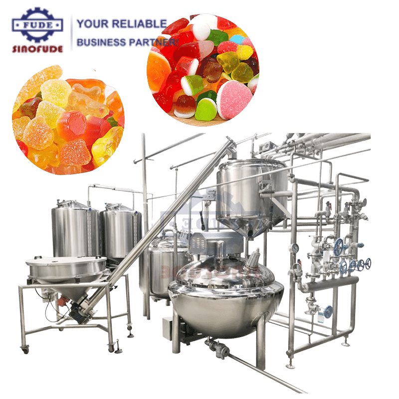 Automatic Gummy Candy Weighing And Mixing System Sinofude